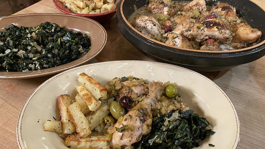 Chicken Cacciatore With White Wine Sauce (Roman-Style Pollo alla Cacciatora)