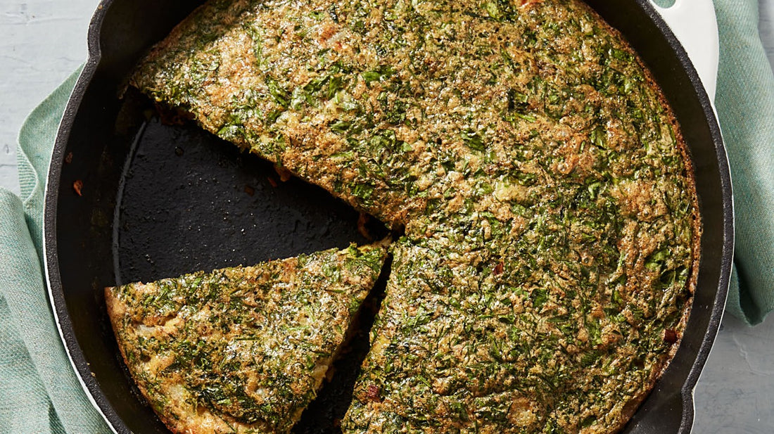 Spring Baked Omelet with Garam Masala