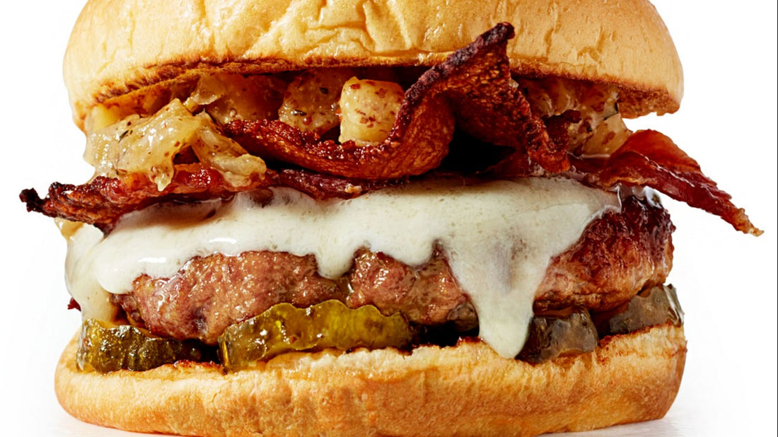 Rach's Burger of the Month: Turkey Cheeseburgers with Bacon & Apple-Onion Relish