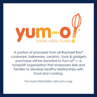 Proceeds support kids’ cooking and 8-Piece Ceramic Nonstick Cookware Set education.