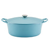 Premium RUST-RESISTANT™ Cast Iron Dutch Oven | Agave Blue