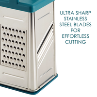 Tools and Gadgets Box Grater | Teal