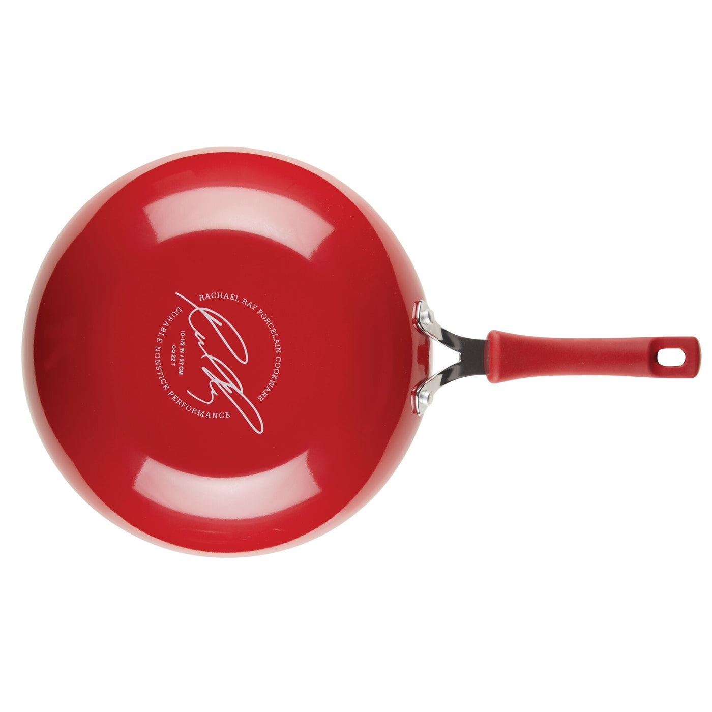 10.5-Inch Cook + Create Nonstick Open Stir Fry with a black handle, viewed from above.