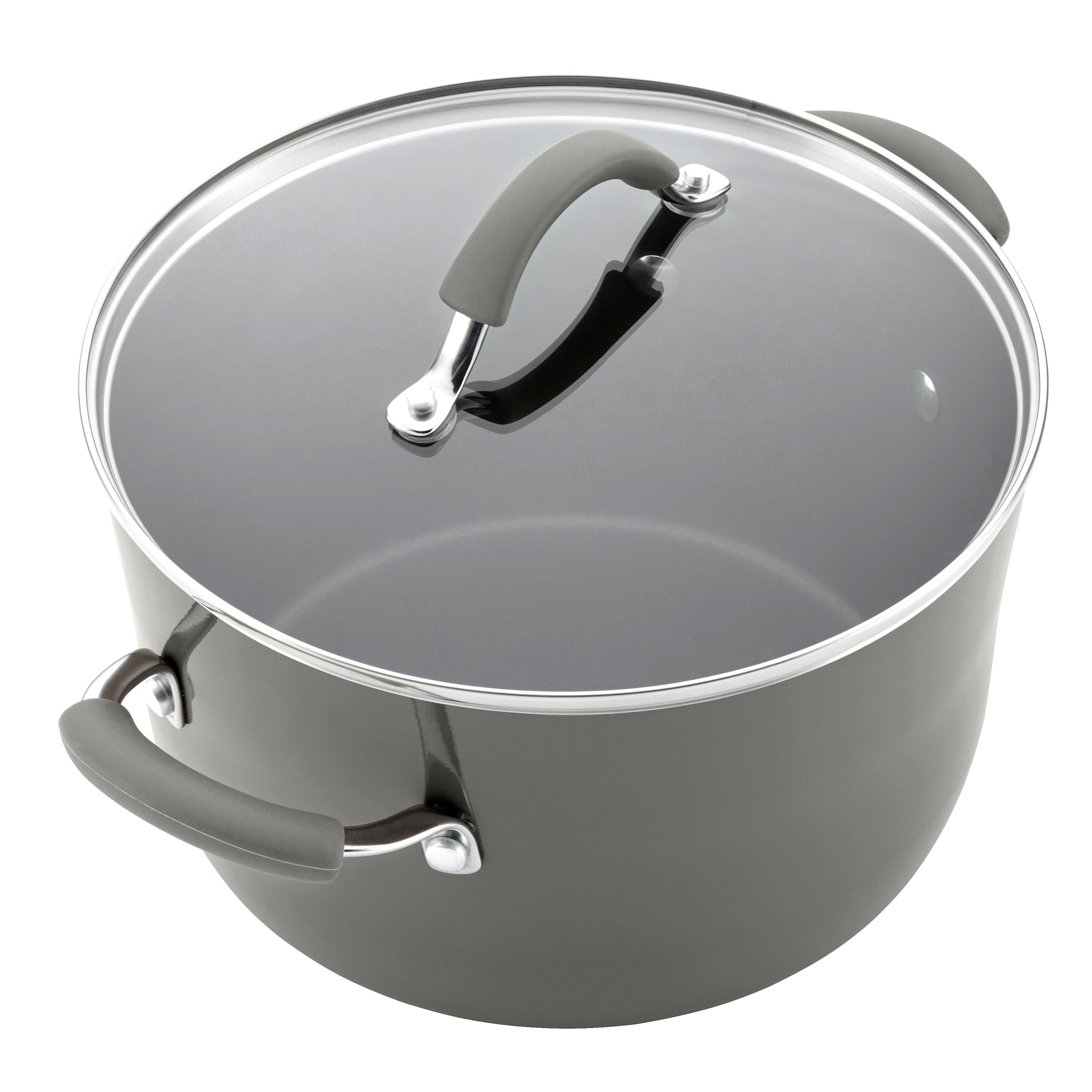 14-Piece Nonstick Cookware and Measuring Cup Set | Sea Salt Gray