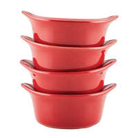 Serveware 4-Piece 3.7-Oz. Ceramic Dippers | Red