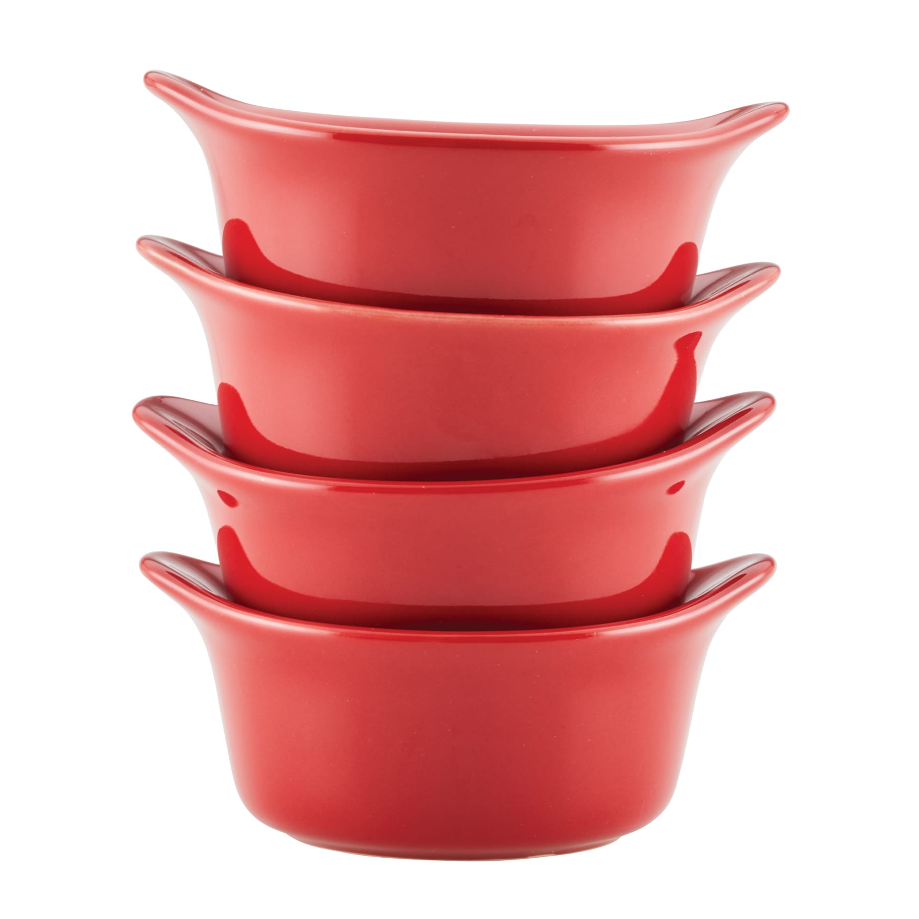 Serveware 4-Piece 3.7-Oz. Ceramic Dippers | Red