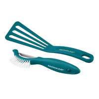 Dishwasher-safe 13-piece nonstick induction cookware set for pots and pans.