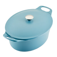 Premium RUST-RESISTANT™ Cast Iron Dutch Oven | Agave Blue