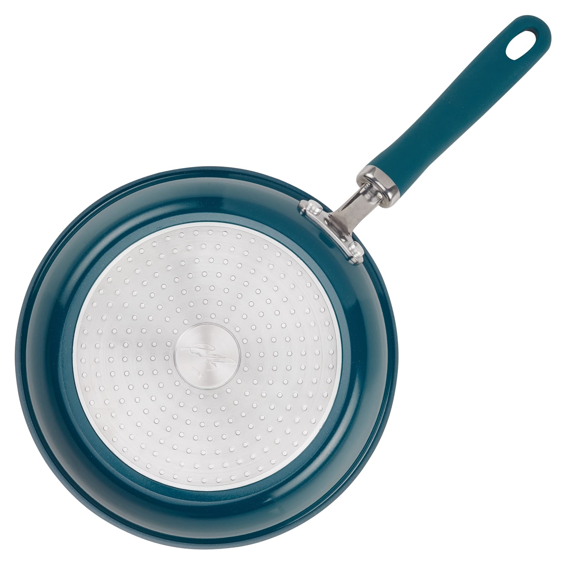 Cookware 9.5" Covered Deep Frying Pan | Teal Shimmer