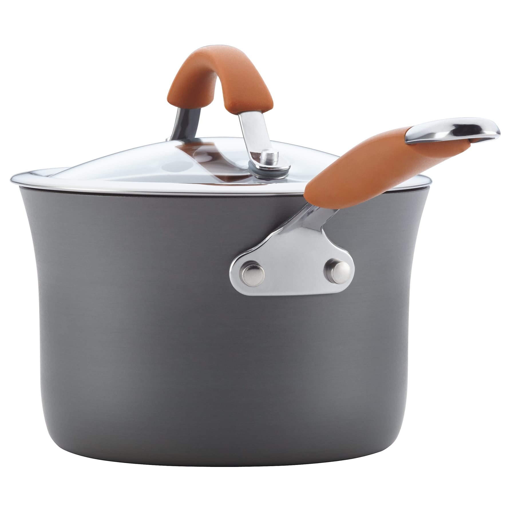 Cookware Hard Anodized 12-Piece Cookware Set | Pumpkin Orange