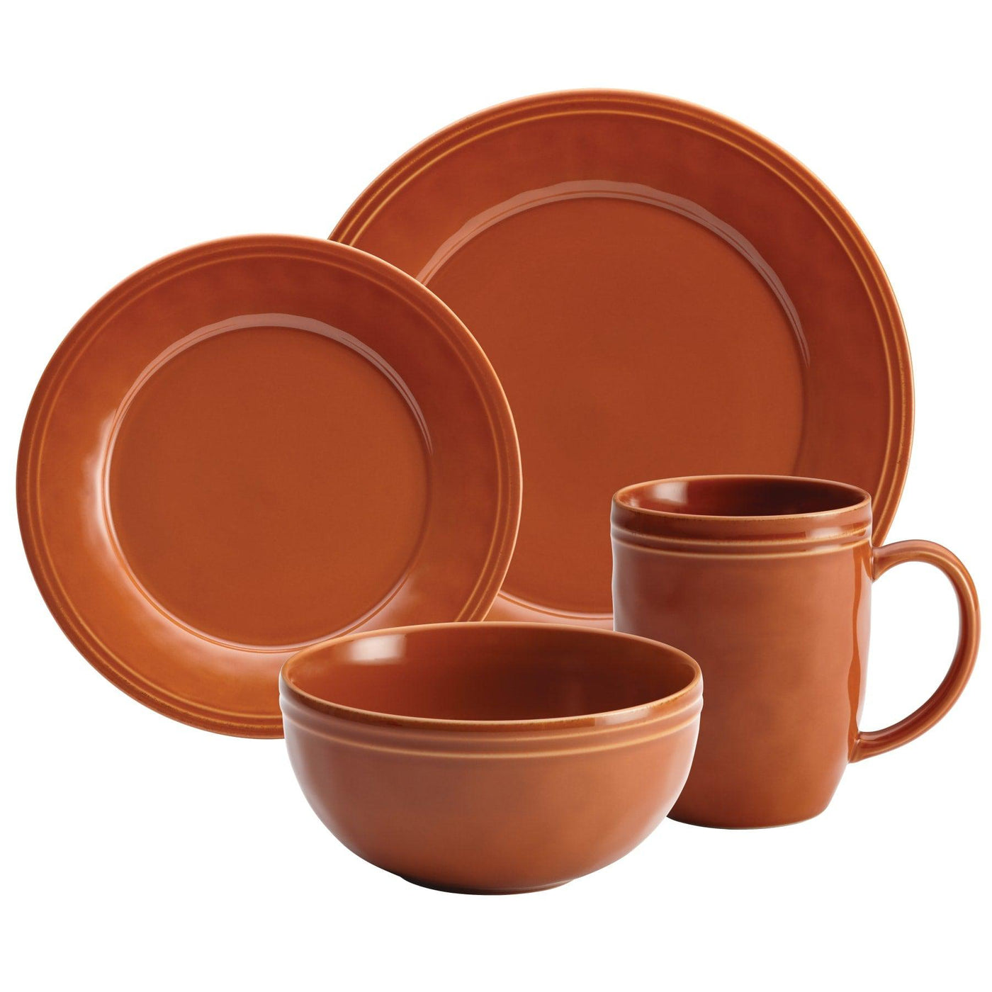 Dinnerware 16-Piece Dinnerware Set | Pumpkin Orange