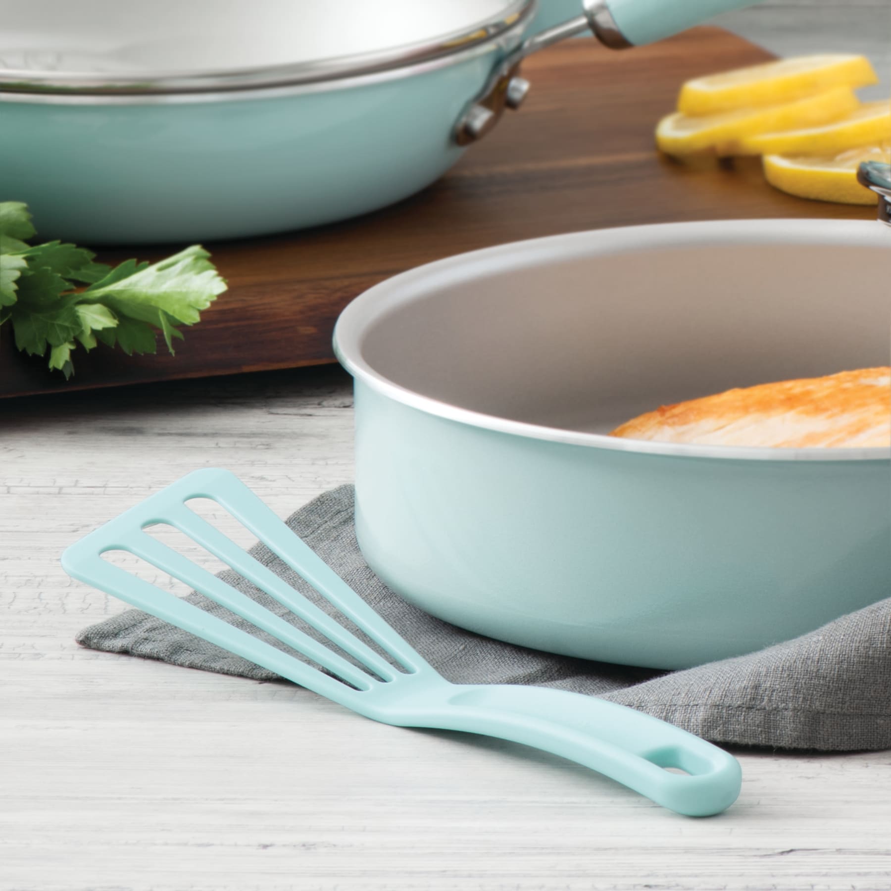Tools and Gadgets 10" & 12" Spatula Set | Light Blue