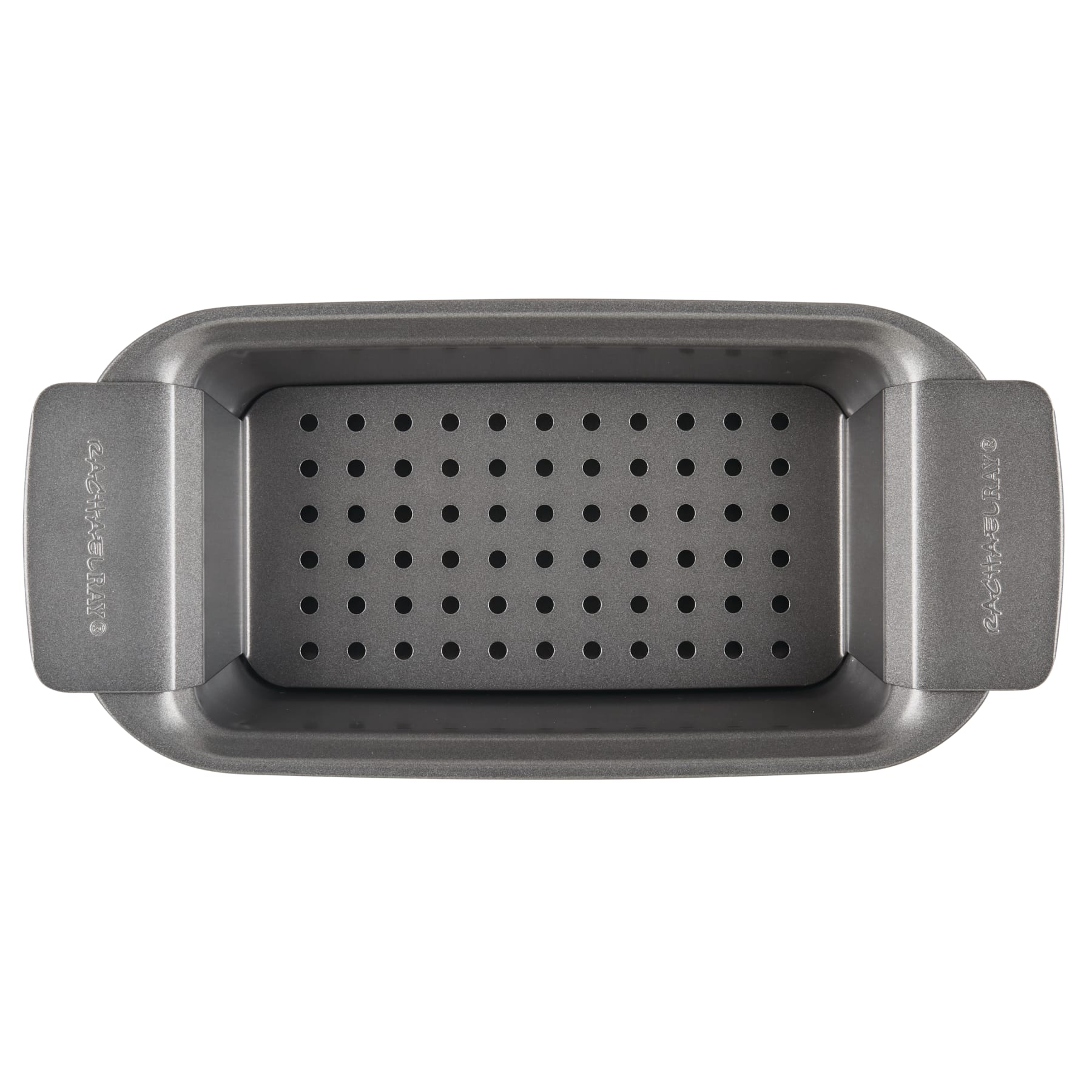 Bakeware 9" x 5" Nonstick Meatloaf Pan Set | Gray