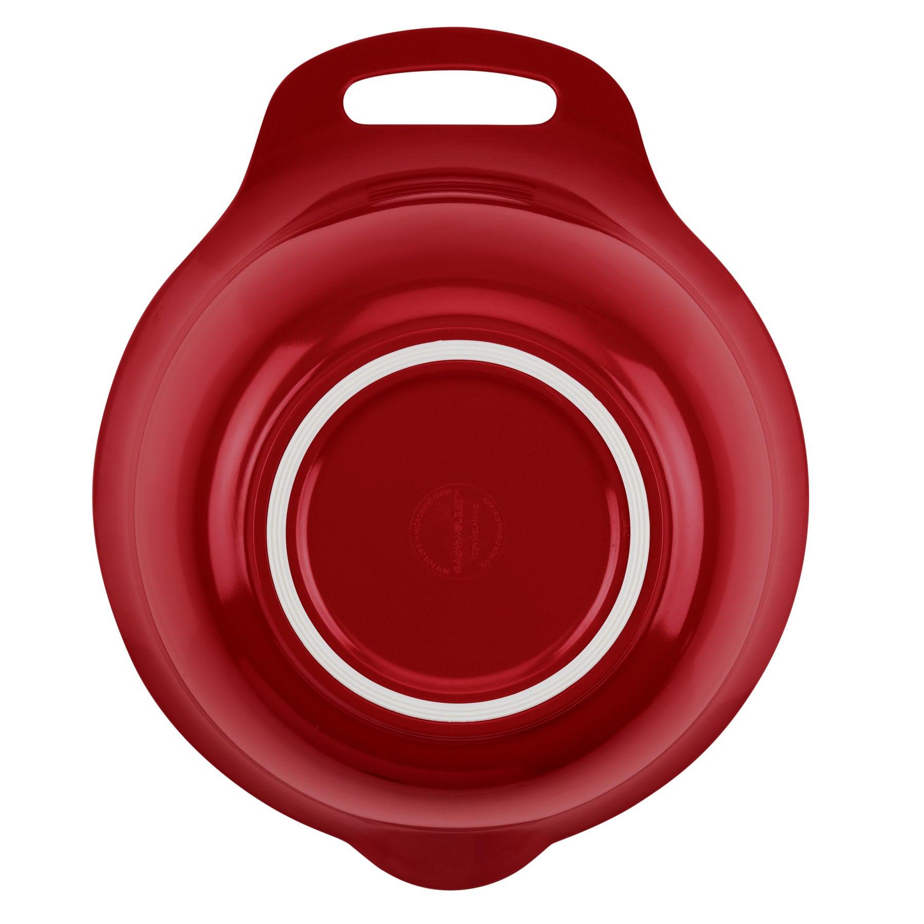 Tools and Gadgets 2-Qt. & 3-Qt. Nesting Mixing Bowl Set | Red/Gray