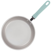 Cookware 9.5" Covered Deep Frying Pan | Light Blue Shimmer