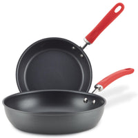 9.5" and 11.75" Frying Pan Set | Red