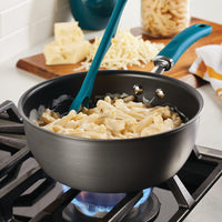 Cookware Hard Anodized 3-Quart Covered Saucier