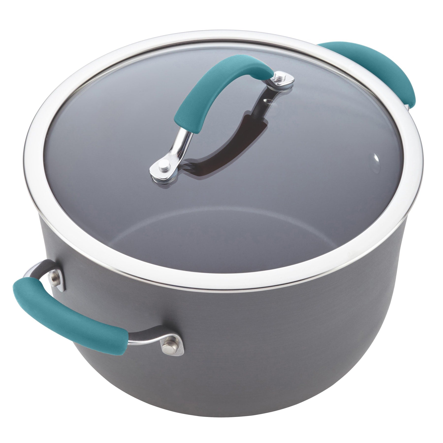 Cookware Hard Anodized 12-Piece Cookware Set | Agave Blue