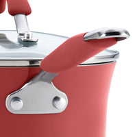 Cookware 12-Piece Cookware Set | Cranberry Red